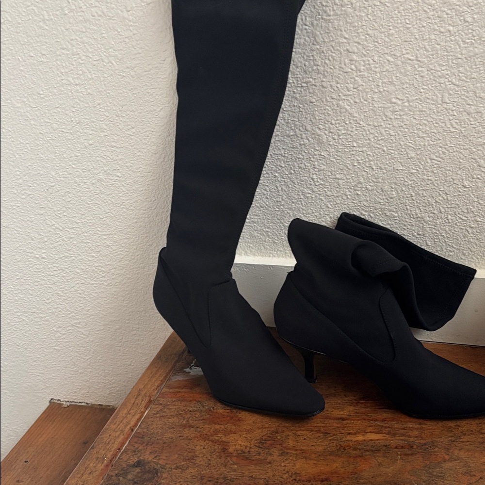 Donald J. Pliner Black Women's Combat Boots